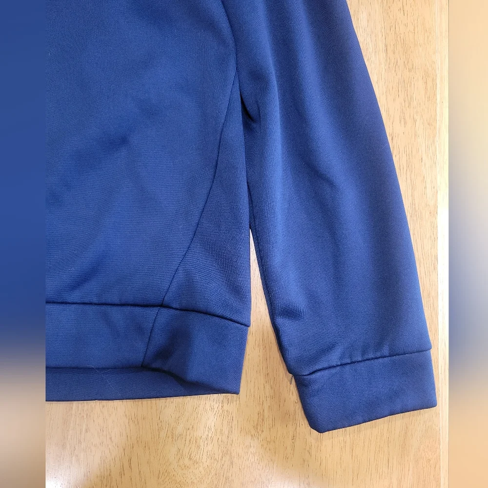 EUC Nike dri fit navy blue half zip sweatshirt